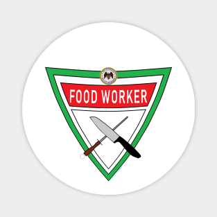 The Food Worker Essentials Shield Magnet